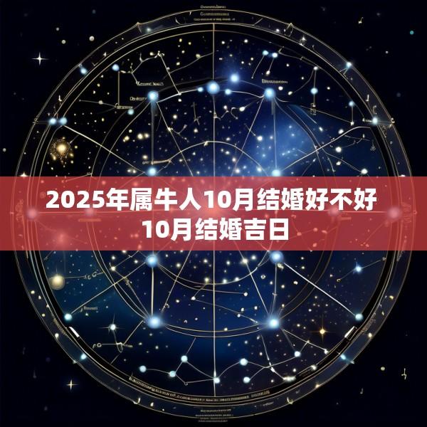 2025年属牛人10月结婚好不好 10月结婚吉日