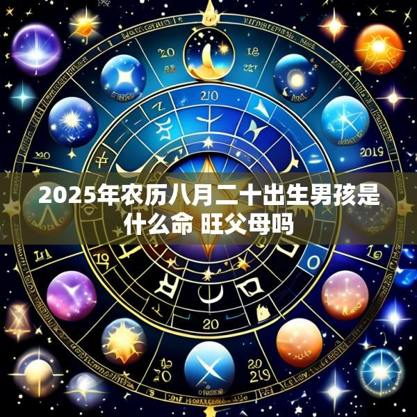 2025年农历八月二十出生男孩是什么命 旺父母吗