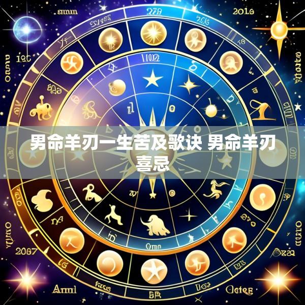 男命羊刃一生苦及歌诀 男命羊刃喜忌