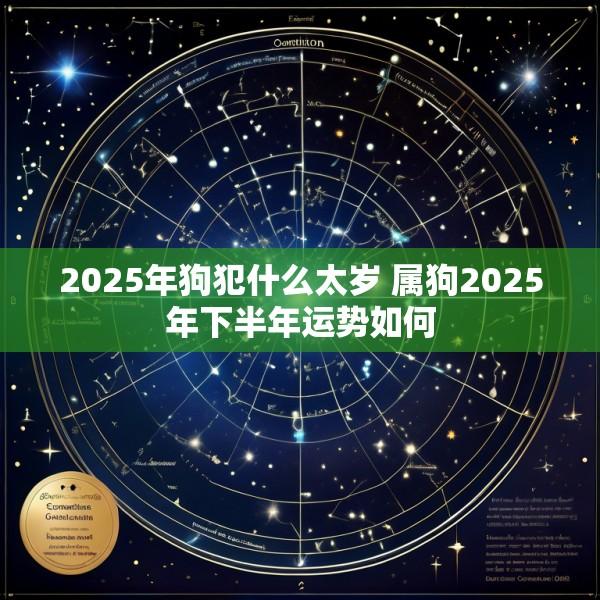 2025年狗犯什么太岁 属狗2025年下半年运势如何