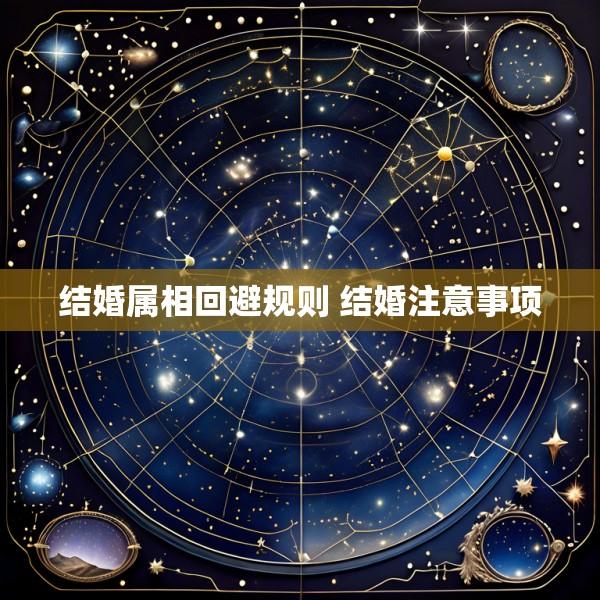 结婚属相回避规则 结婚注意事项
