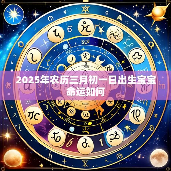 2025年农历三月初一日出生宝宝命运如何