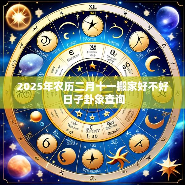 2025年农历二月十一搬家好不好 日子卦象查询