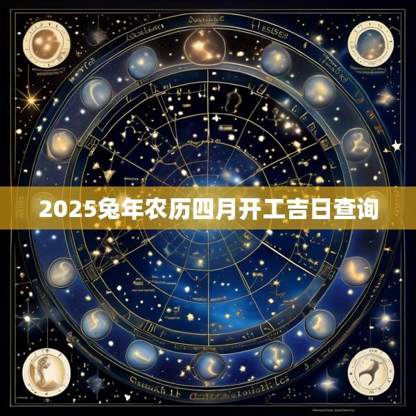 2025兔年农历四月开工吉日查询