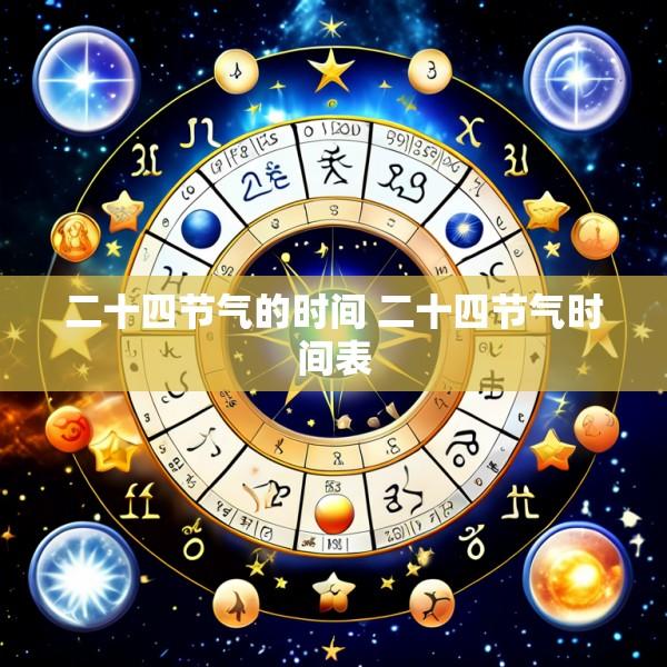 二十四节气的时间 二十四节气时间表