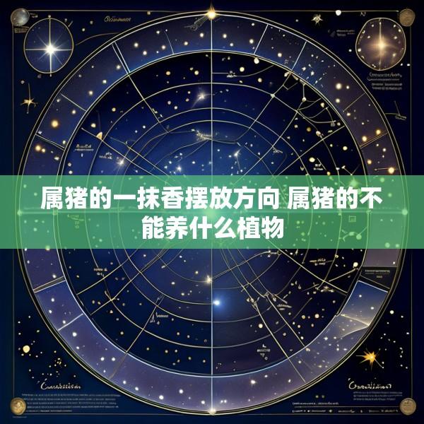 属猪的一抹香摆放方向 属猪的不能养什么植物