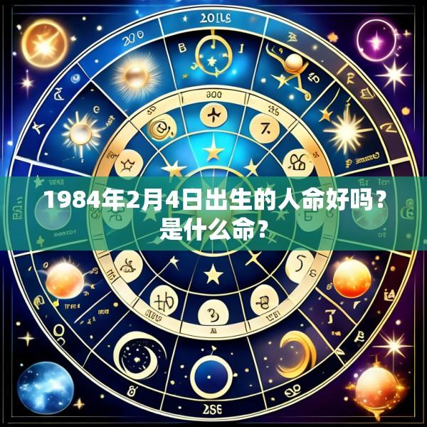 1984年2月4日出生的人命好吗？是什么命？