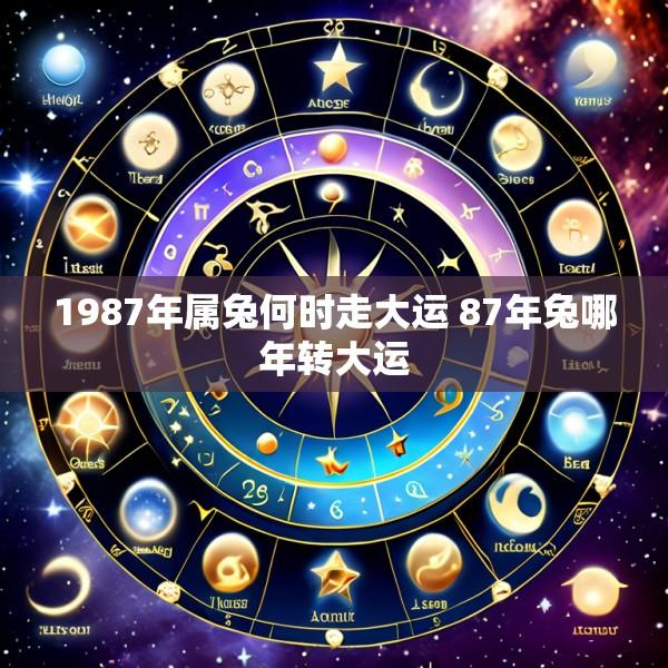 1987年属兔何时走大运 87年兔哪年转大运