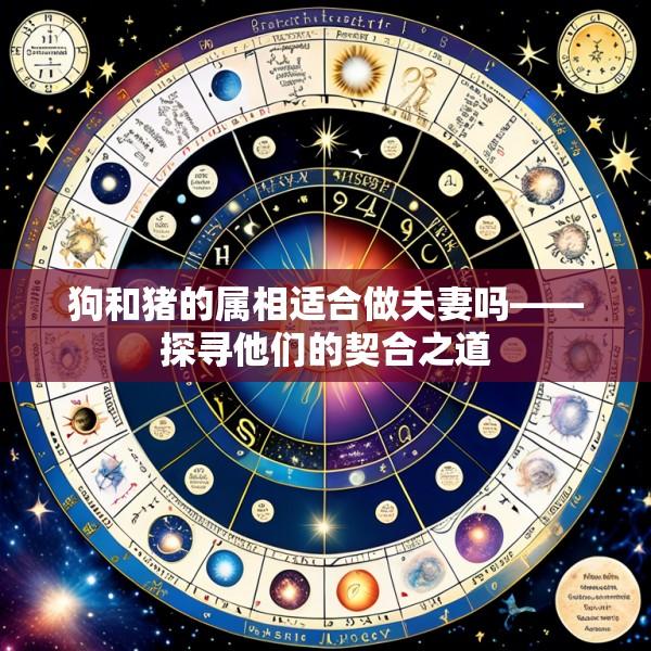 狗和猪的属相适合做夫妻吗——探寻他们的契合之道