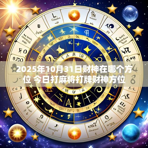 2025年10月31日财神在哪个方位 今日打麻将打牌财神方位