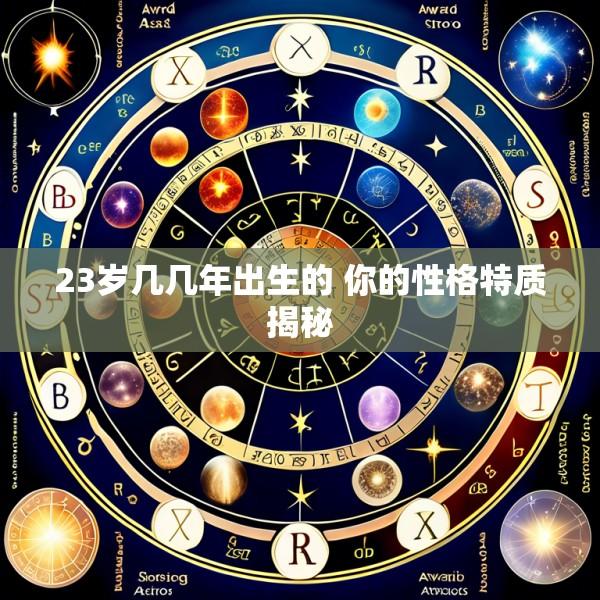 23岁几几年出生的 你的性格特质揭秘