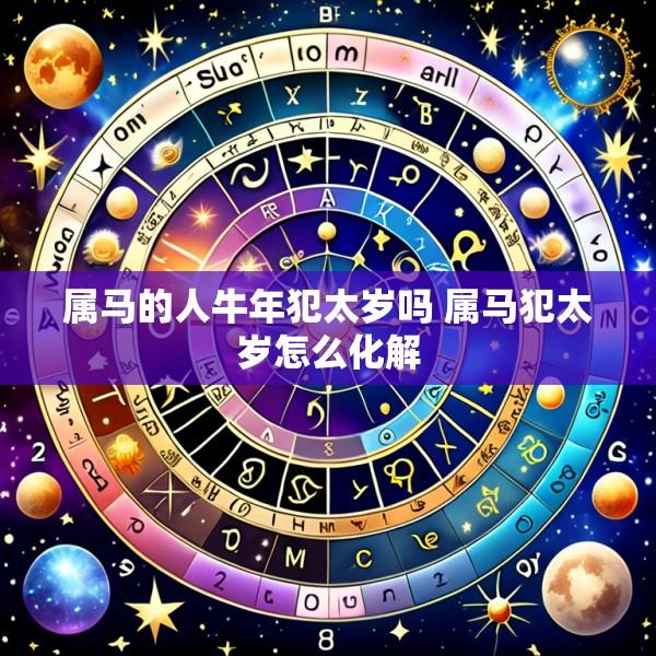 属马的人牛年犯太岁吗 属马犯太岁怎么化解