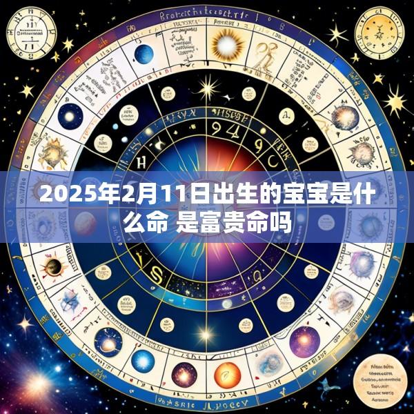 2025年2月11日出生的宝宝是什么命 是富贵命吗