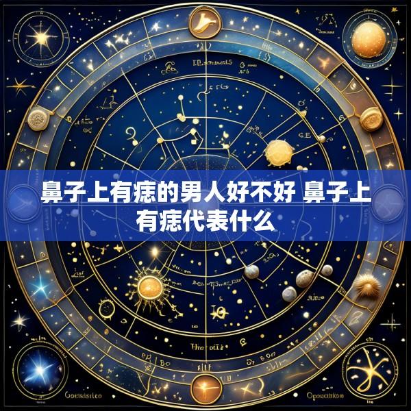 鼻子上有痣的男人好不好 鼻子上有痣代表什么