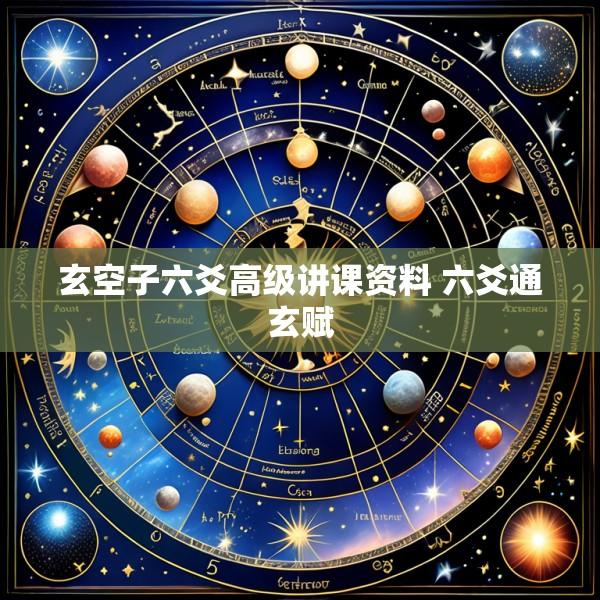 玄空子六爻高级讲课资料 六爻通玄赋