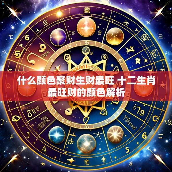 什么颜色聚财生财最旺 十二生肖最旺财的颜色解析