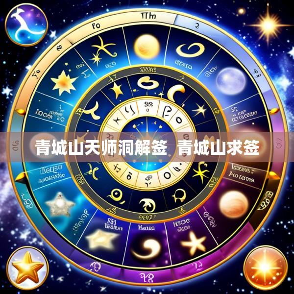 青城山天师洞解签  青城山求签