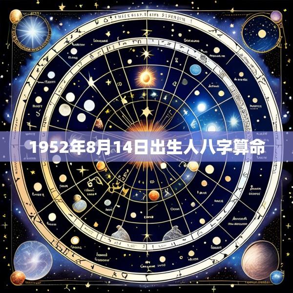 1952年8月14日出生人八字算命