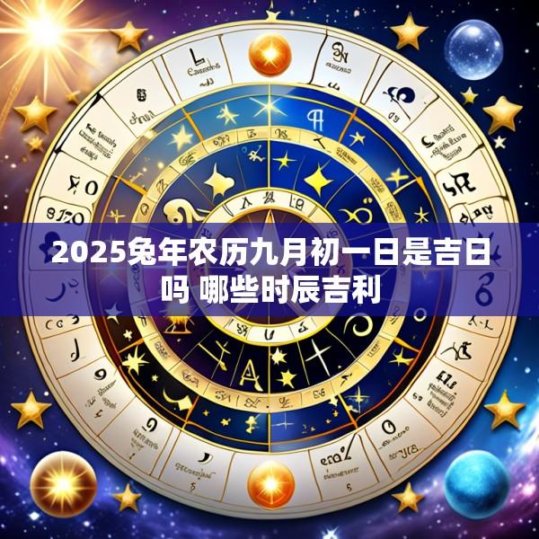 2025兔年农历九月初一日是吉日吗 哪些时辰吉利