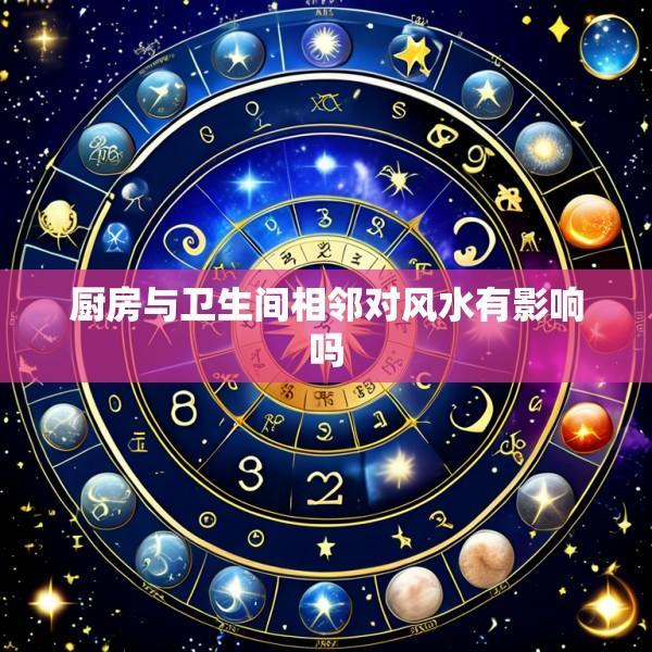 厨房与卫生间相邻对风水有影响吗