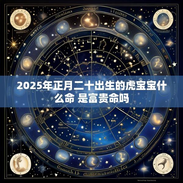 2025年正月二十出生的虎宝宝什么命 是富贵命吗
