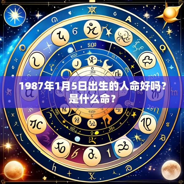 1987年1月5日出生的人命好吗？是什么命？