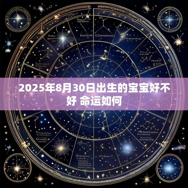 2025年8月30日出生的宝宝好不好 命运如何