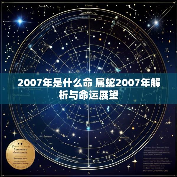 2007年是什么命 属蛇2007年解析与命运展望