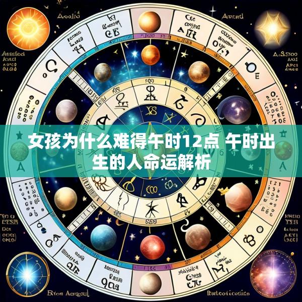 女孩为什么难得午时12点 午时出生的人命运解析