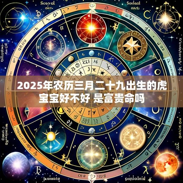 2025年农历三月二十九出生的虎宝宝好不好 是富贵命吗