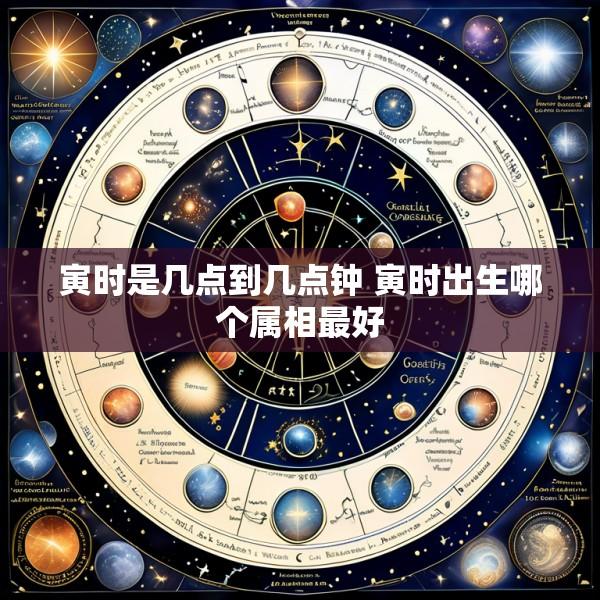 寅时是几点到几点钟 寅时出生哪个属相最好