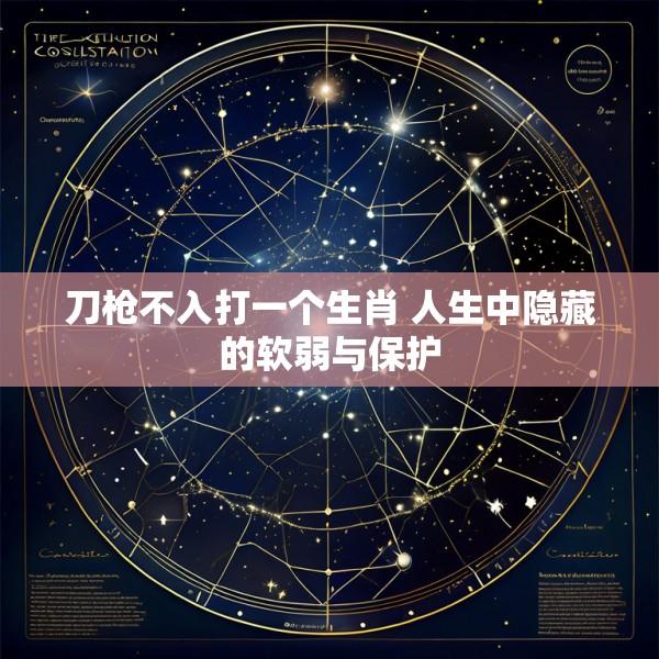 刀枪不入打一个生肖 人生中隐藏的软弱与保护