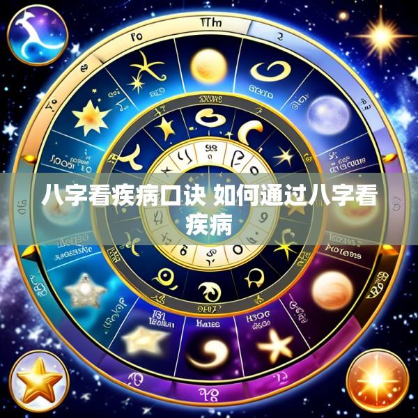八字看疾病口诀 如何通过八字看疾病