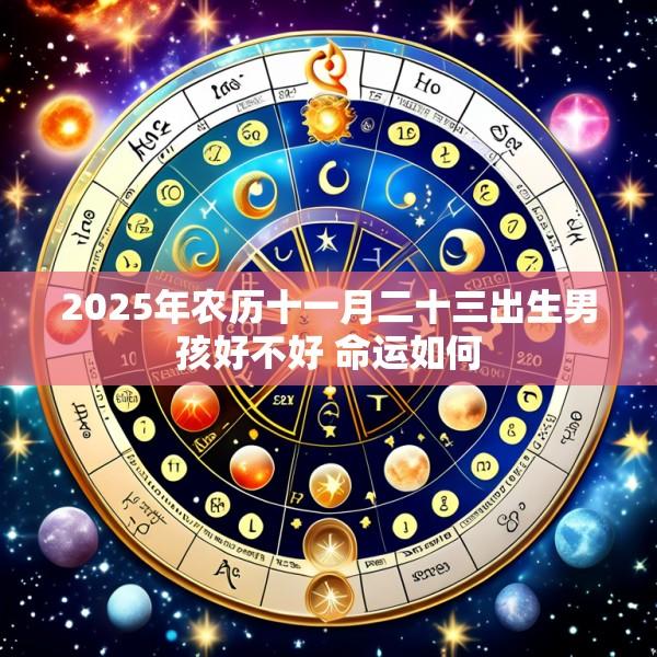 2025年农历十一月二十三出生男孩好不好 命运如何