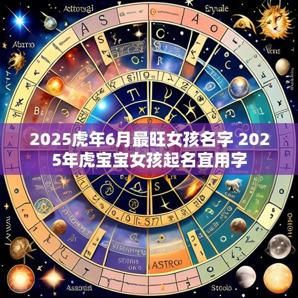 2025虎年6月最旺女孩名字 2025年虎宝宝女孩起名宜用字