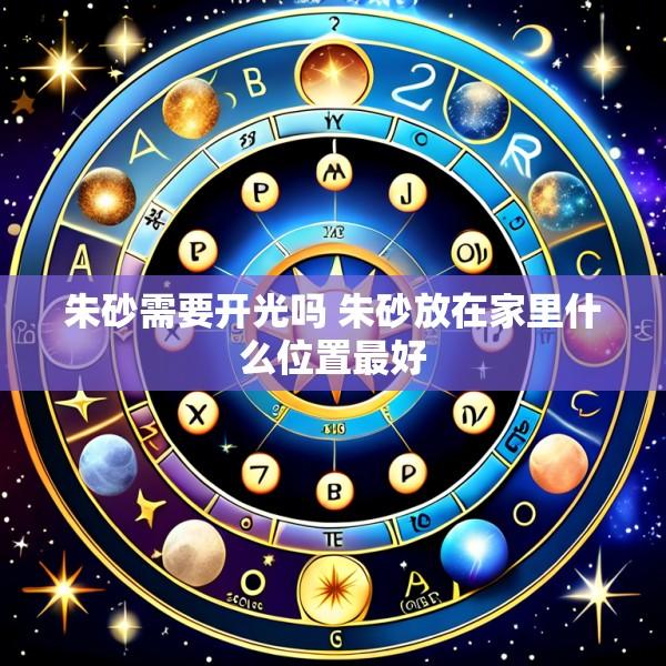 朱砂需要开光吗 朱砂放在家里什么位置最好