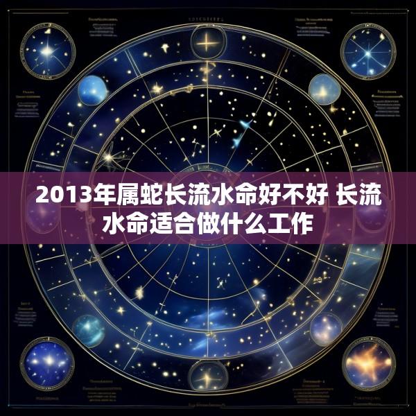 2013年属蛇长流水命好不好 长流水命适合做什么工作
