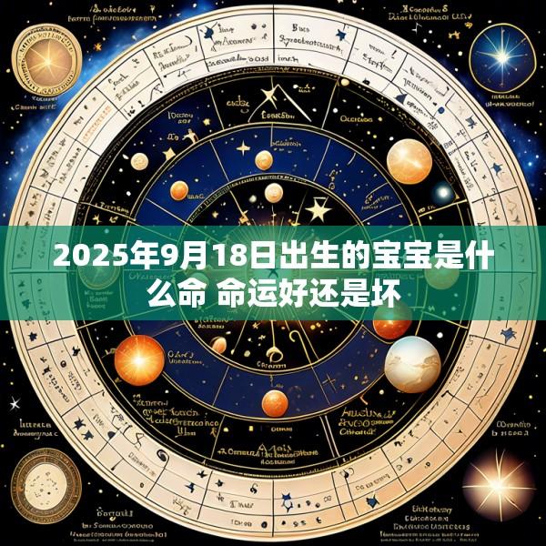 2025年9月18日出生的宝宝是什么命 命运好还是坏