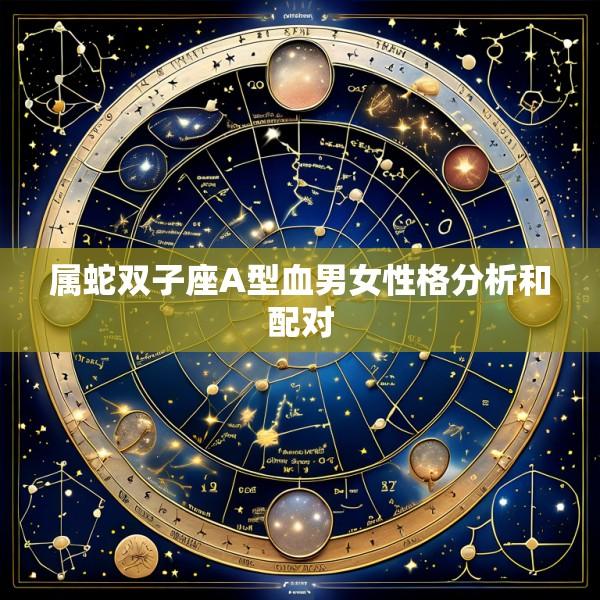 属蛇双子座A型血男女性格分析和配对