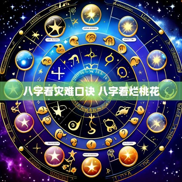 八字看灾难口诀 八字看烂桃花