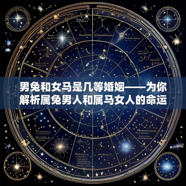 男兔和女马是几等婚姻——为你解析属兔男人和属马女人的命运之道