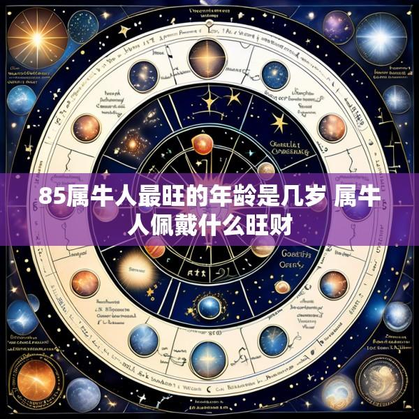 85属牛人最旺的年龄是几岁 属牛人佩戴什么旺财