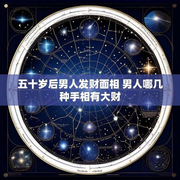 五十岁后男人发财面相 男人哪几种手相有大财