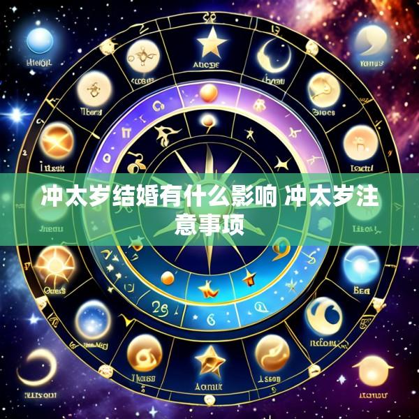 冲太岁结婚有什么影响 冲太岁注意事项