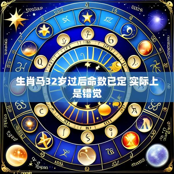 生肖马32岁过后命数已定 实际上是错觉