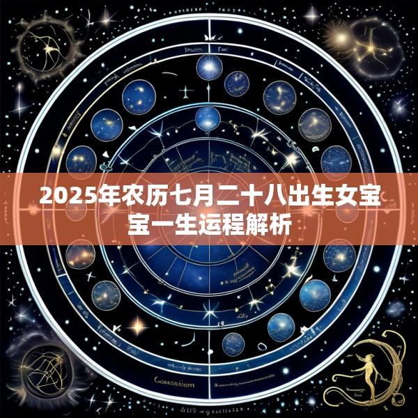 2025年农历七月二十八出生女宝宝一生运程解析