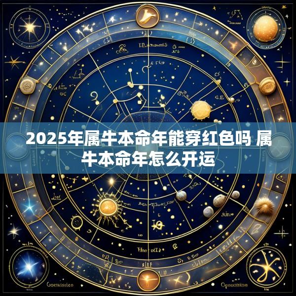 2025年属牛本命年能穿红色吗 属牛本命年怎么开运