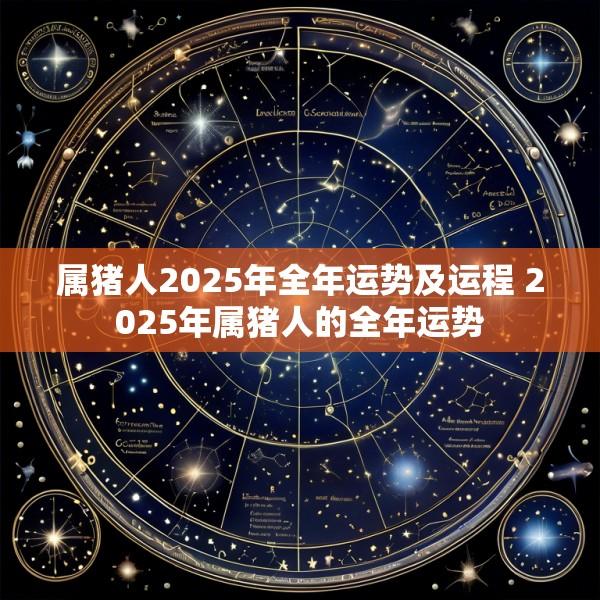 属猪人2025年全年运势及运程 2025年属猪人的全年运势
