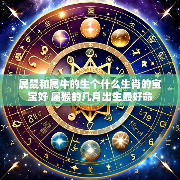 属鼠和属牛的生个什么生肖的宝宝好 属猴的几月出生最好命