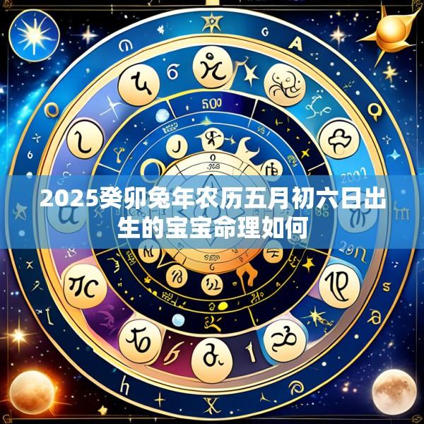 2025癸卯兔年农历五月初六日出生的宝宝命理如何
